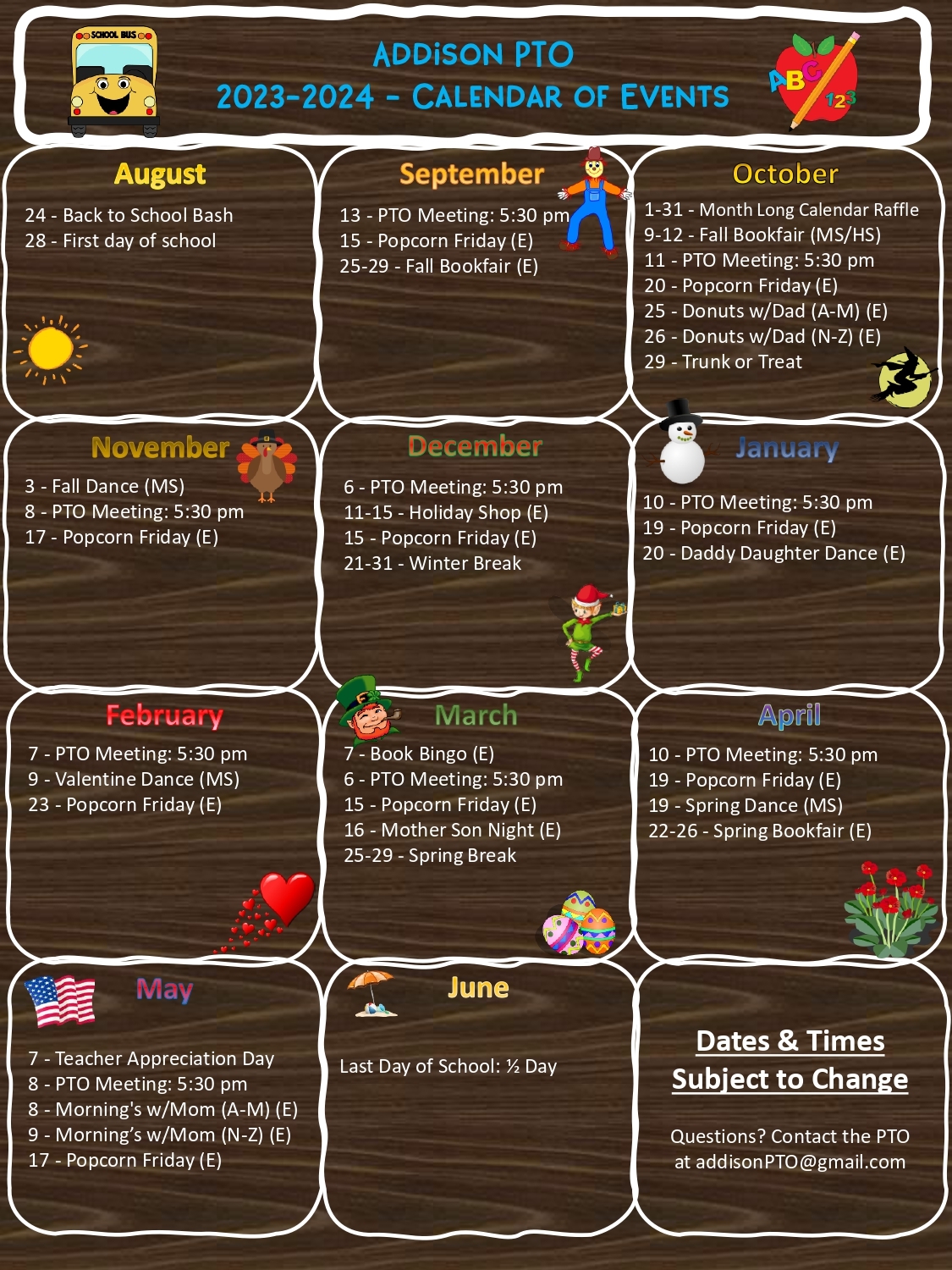 PTO Calendar